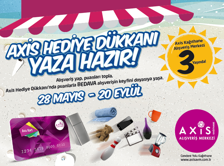 Axis AVM Hediye Dükkanı Yaza Hazır! 